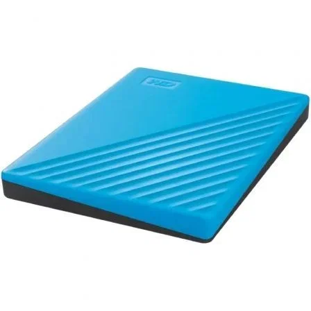 Western Digital WDBPKJ0040BBL-WESN - Disco Duro Externo My Passport 4TB, USB 3.2 Gen 1, 2.5", Portátil, Color Azul, Incluye Software de Respaldo